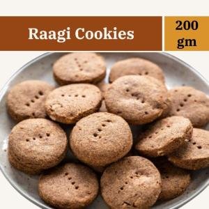 Ragi Cookies -100% Natural Tasty & Healthy Cookies | No Preservatives & Artificial Flavours(pack of 200)