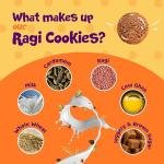 Ragi Cookies -100% Natural Tasty & Healthy Cookies | No Preservatives & Artificial Flavours(pack of 200)
