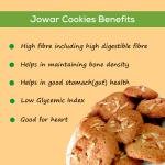 Jowar Gluten Free Cookies | No Refined White Sugar, No Palm Oil, Preservatives or Colors(pack of 200gm)