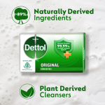 Dettol Original Germ Protection Bathing Soap Bar (750gm) | Kills 99.99% germs, 150 - Pack of 5 (packaging may vary)